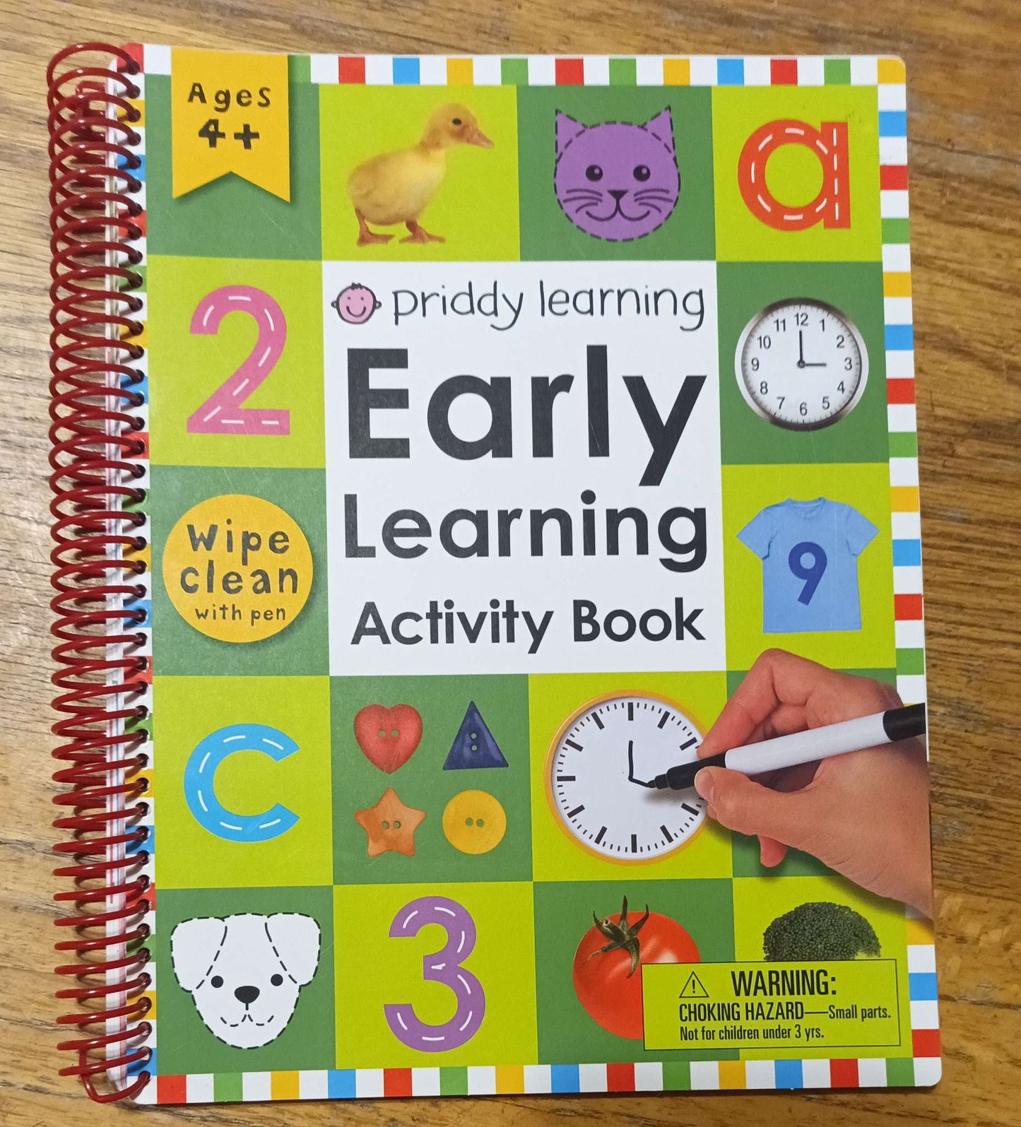 Dry Erase Work Book + Telling Time Work Books