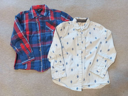 Button Front Shirts - size 6, Kids 6/6X