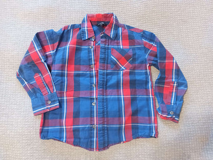 Button Front Shirts - size 6, Kids 6/6X