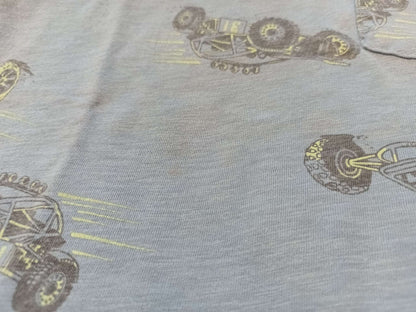 H&M Motorcycle Pullover + Carter's Dune Buggy Polo - size 6, Kids 6/6X