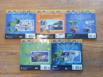 Transformers Rescue Bots Early Reader and Picture Book Lot