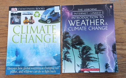 DK & Usborne - Weather and Climate Change Books