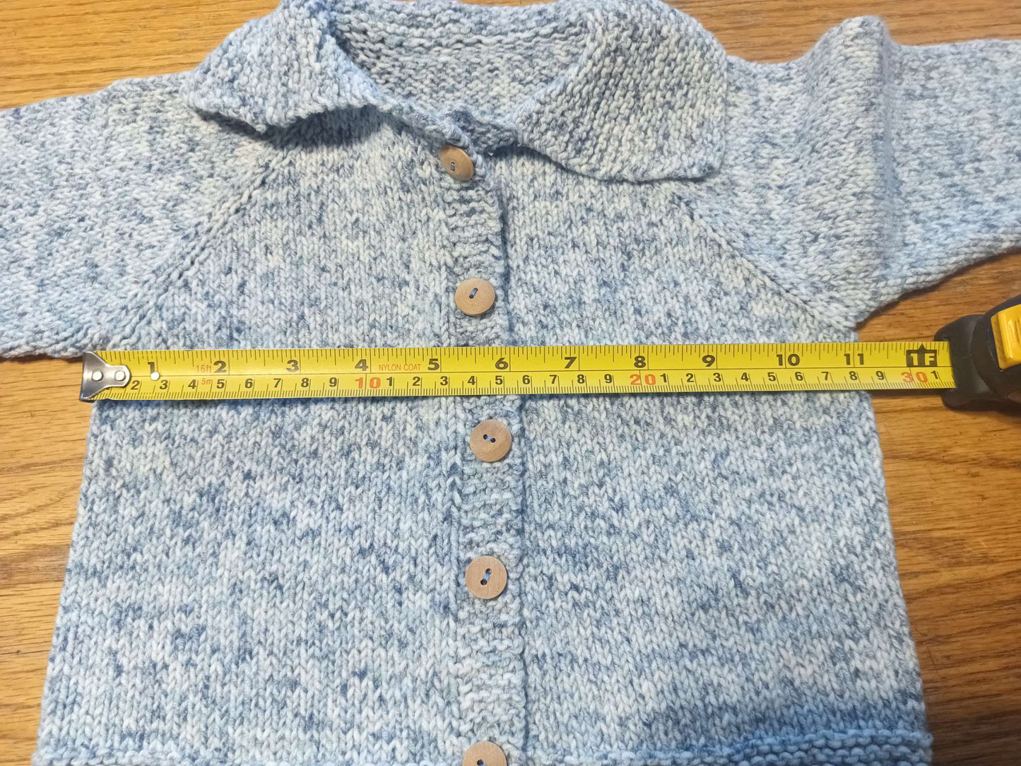 Hand Knitted Cardigan - size 18m, Kids 18 Month (12-18M)