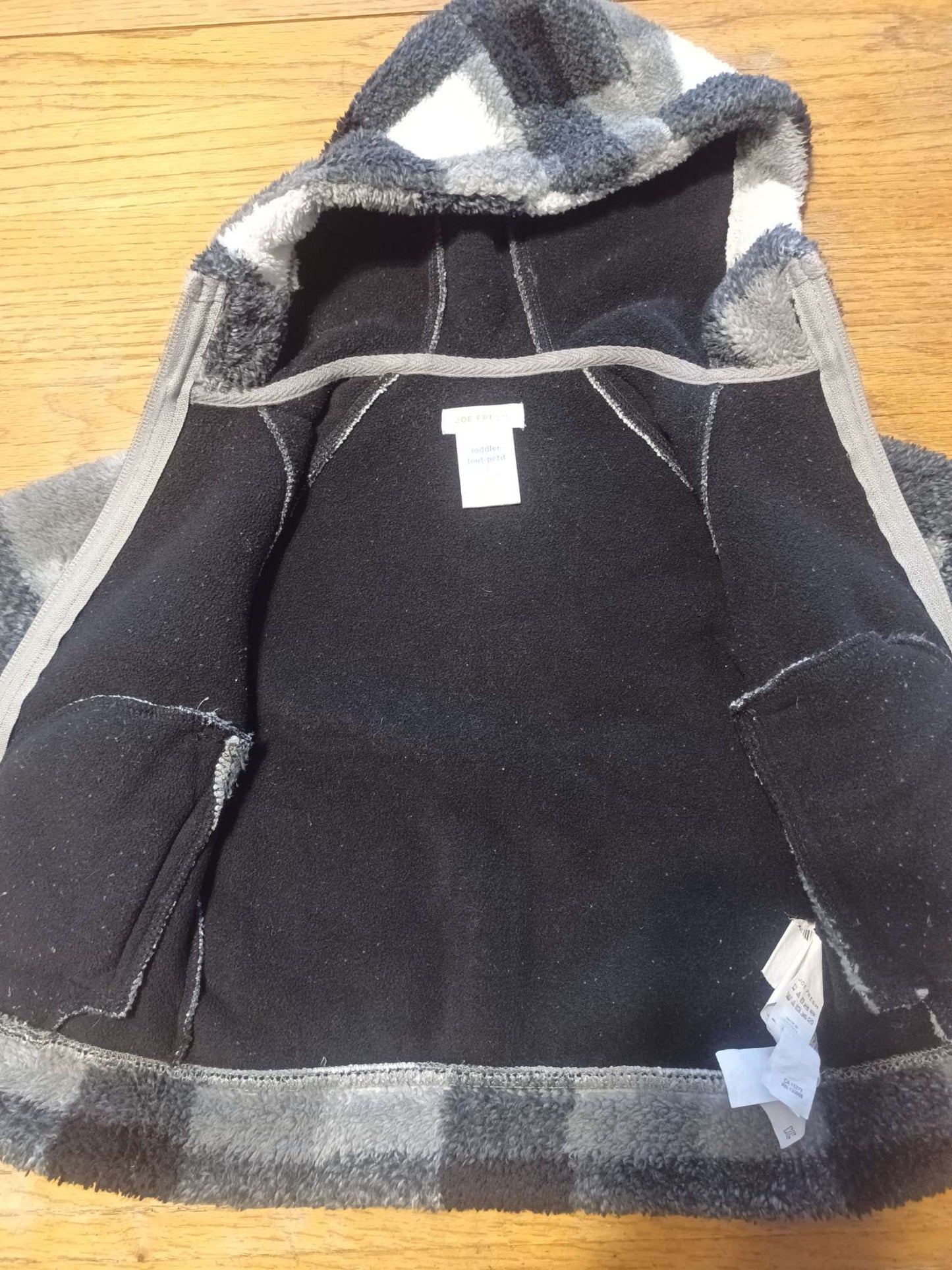 Joe Fresh - Fuzzy Lined Jacket - toddler size 1, Kids 24 Month (18-24M)