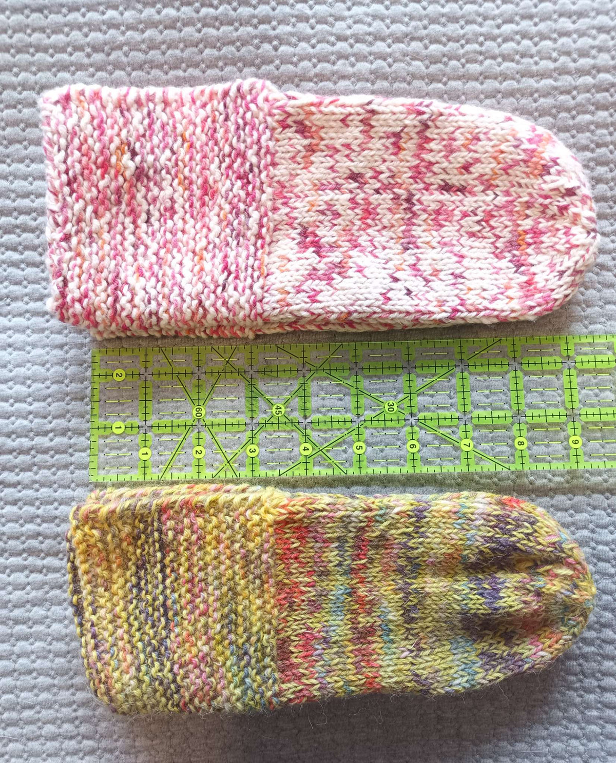 Hand Knitted House Socks - size 3 youth, big kids