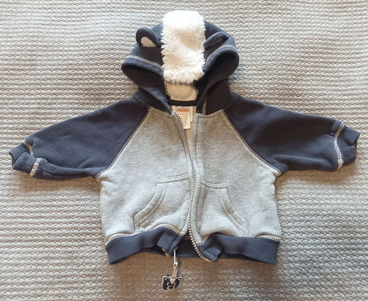 Gymboree Boys Hoodie - size 3-6 months, Kids 6 Month (3-6M)