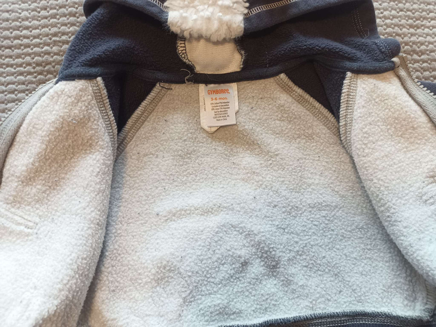Gymboree Boys Hoodie - size 3-6 months, Kids 6 Month (3-6M)
