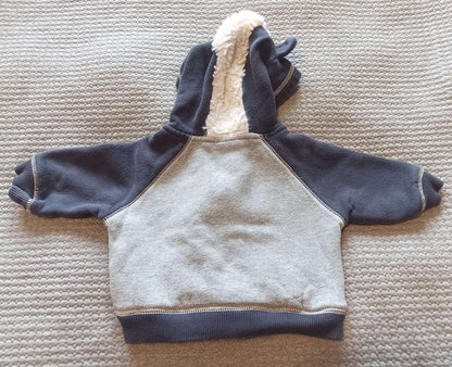 Gymboree Boys Hoodie - size 3-6 months, Kids 6 Month (3-6M)
