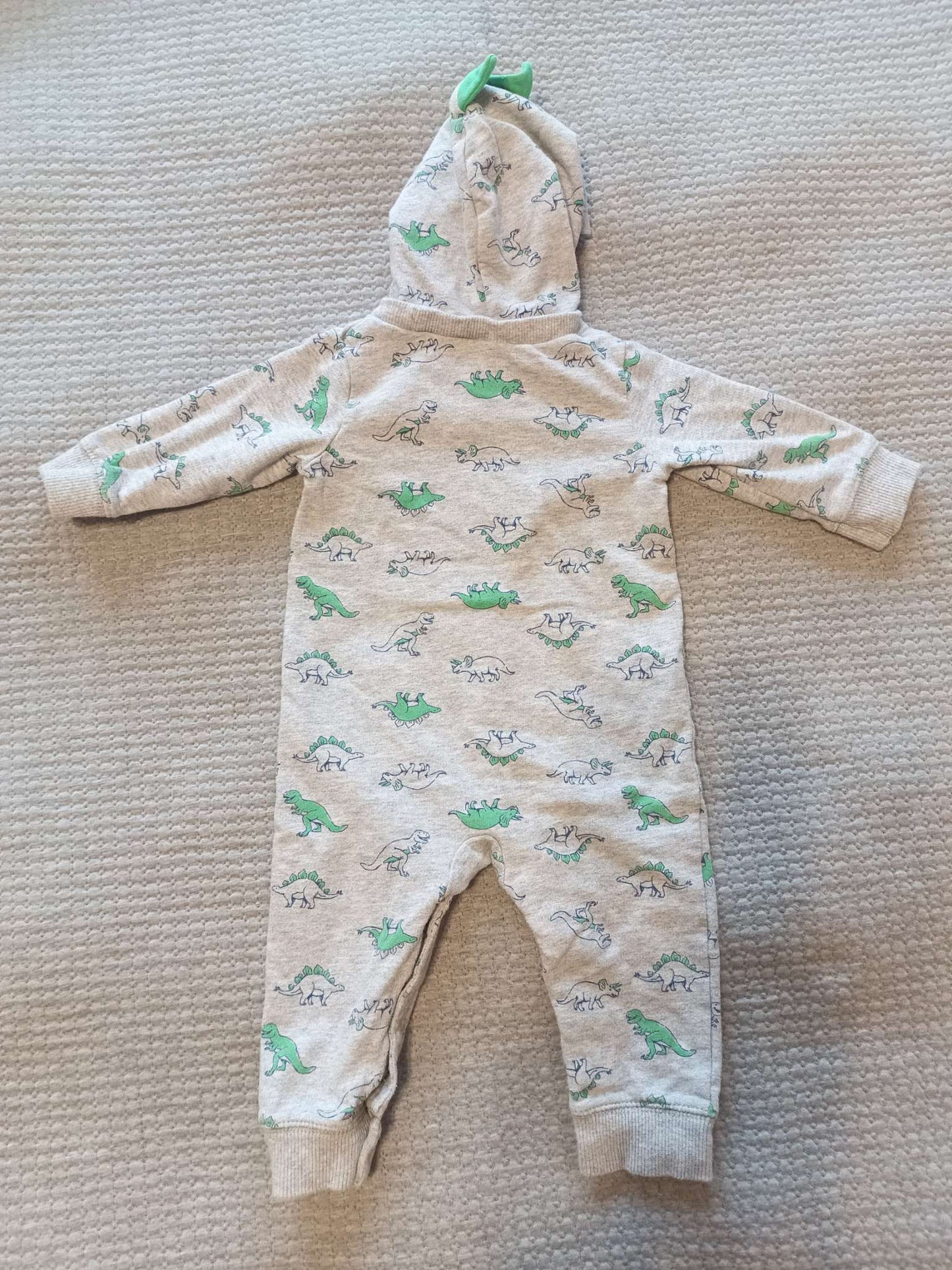 Carter's Fleece Sleeper & Dinosaur Romper - size 9 month, Kids 9 Month (6-9M)