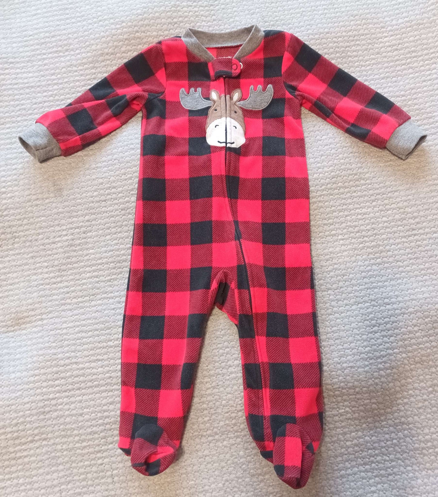 Carter's Fleece Sleeper & Dinosaur Romper - size 9 month, Kids 9 Month (6-9M)