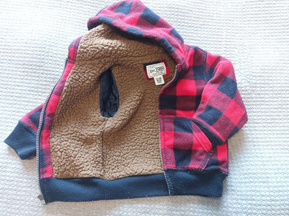 Children's Place Fleece Hooded Jacket - size 12-18 month, Kids 18 Month (12-18M)