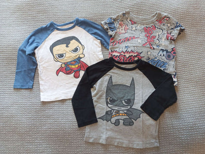 Old Navy Batman & Superman Hoodies and T-shirts - size 18-24 month, Kids 24 Month (18-24M)
