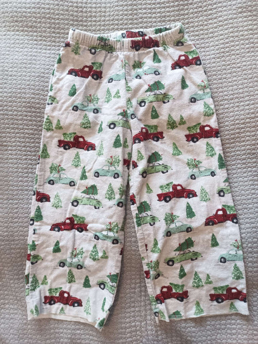 Small Shop/Handmade - Flannel Trucks PJ Pants - size 3, Kids 3T