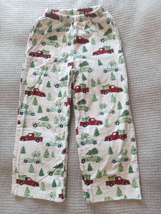 Small Shop/Handmade - Flannel Trucks PJ Pants - size 5 slim, Kids 5/5T