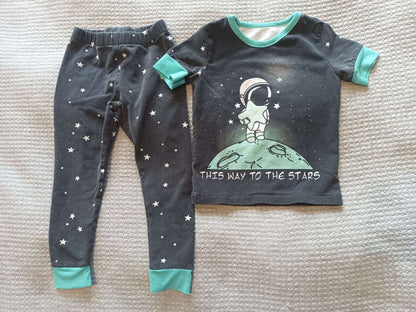 Small Shop/Handmade - Space PJ's - size 18 month, Kids 18 Month (12-18M)