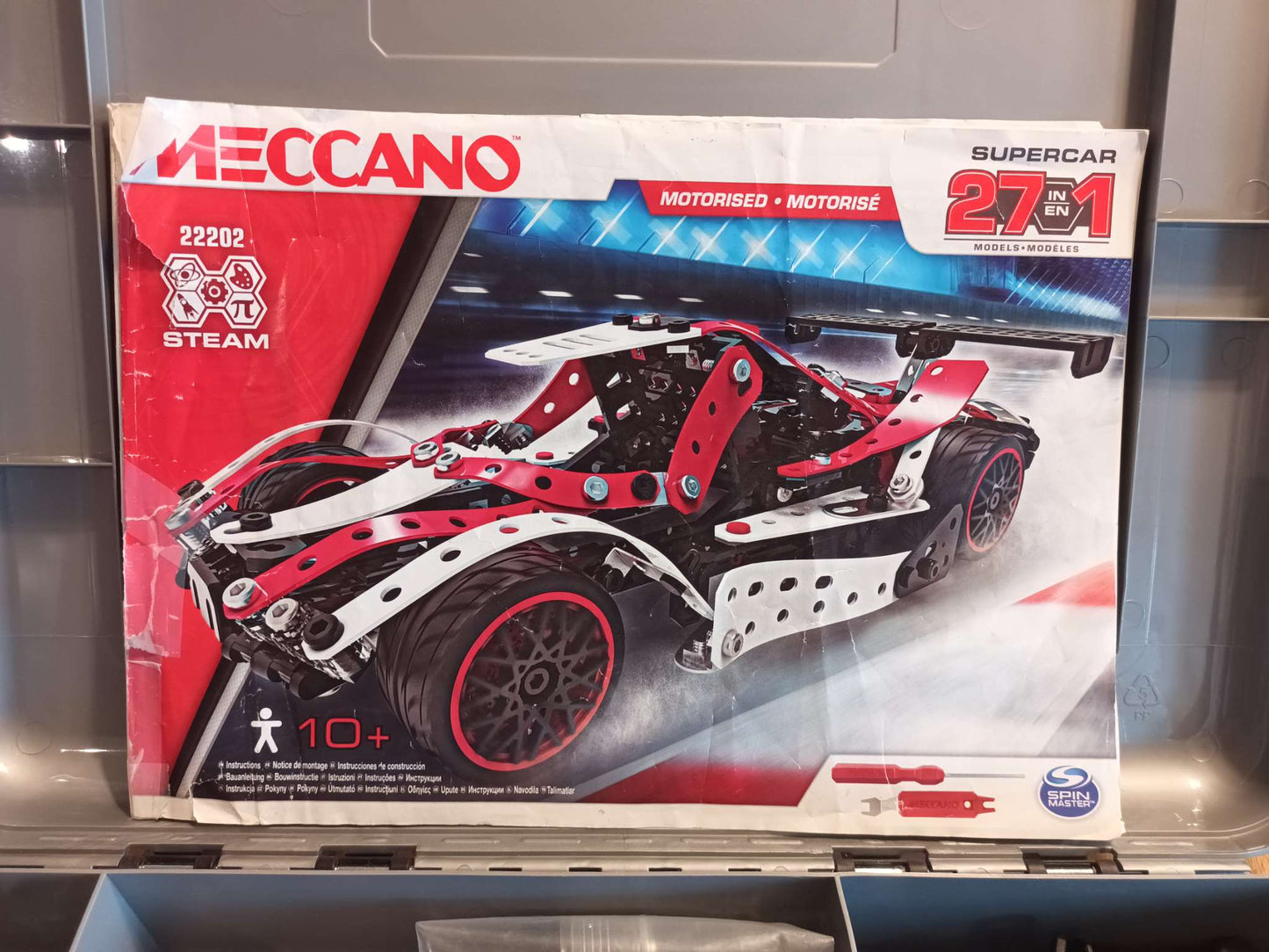 Meccano Motorized Supercar 27in1 Building Set