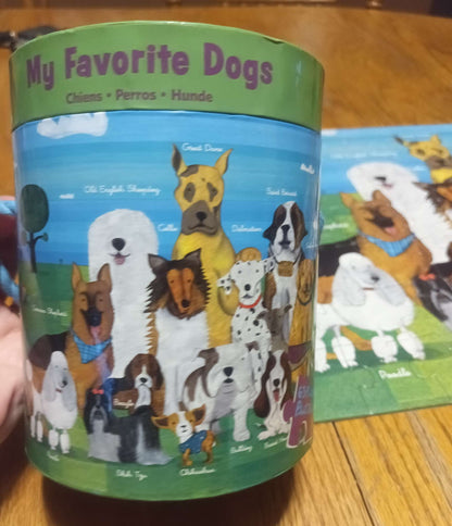 Mudpuppy - "My Favourite Dogs" Puzzle - 63 pieces