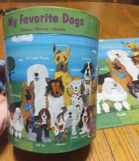 Mudpuppy - "My Favourite Dogs" Puzzle - 63 pieces