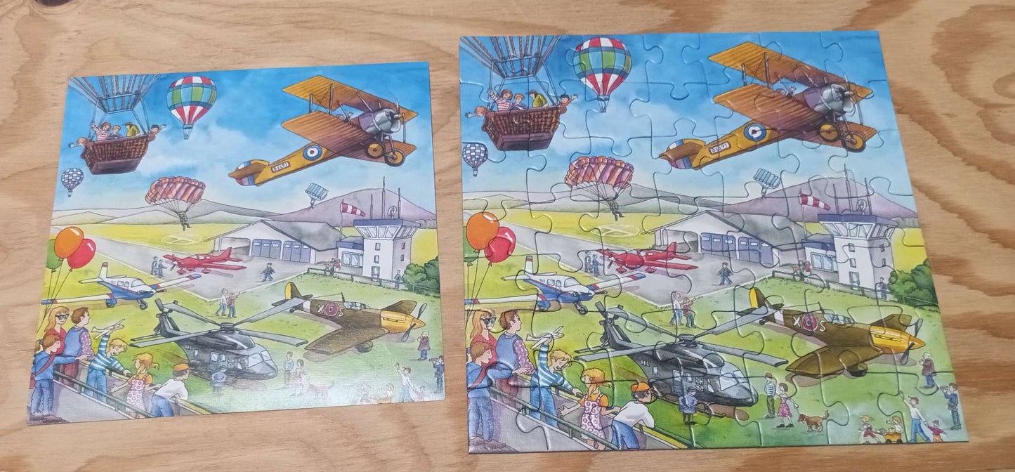 Ravensburger 3x49pc Puzzle - Vehicles Airplanes RaceCars