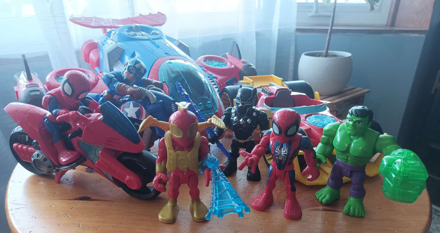 Playskool Marvel Super Heroes Lot