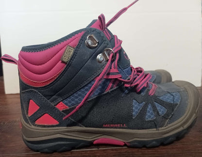 Merrell Capra Waterproof Hiking Shoes - size 4 (big kids), Shoes 4 (Big Kids:8–12yr)