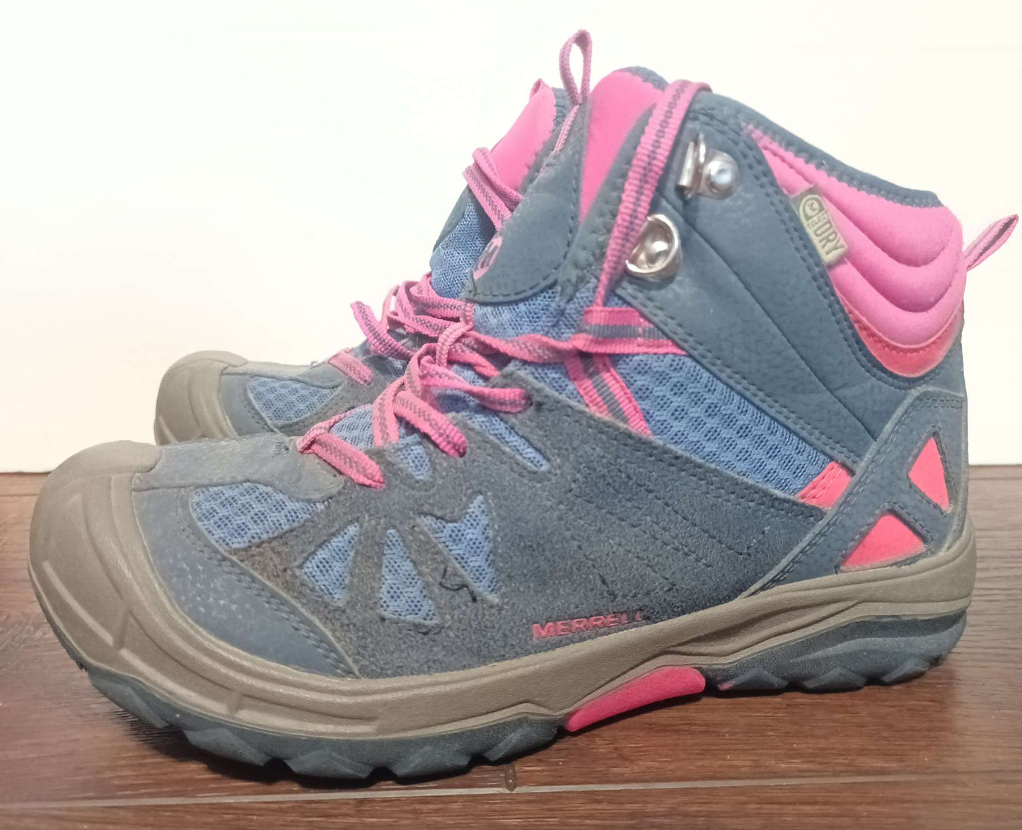 Merrell Capra Waterproof Hiking Shoes - size 4 (big kids), Shoes 4 (Big Kids:8–12yr)
