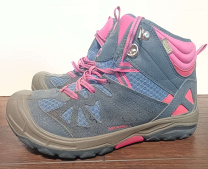 Merrell Capra Waterproof Hiking Shoes - size 4 (big kids), Shoes 4 (Big Kids:8–12yr)