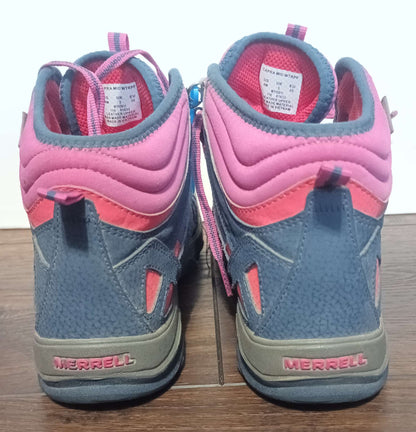 Merrell Capra Waterproof Hiking Shoes - size 4 (big kids), Shoes 4 (Big Kids:8–12yr)