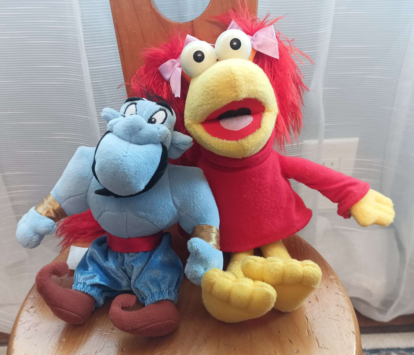 Fraggle Rock Red  & Aladdin's Genie Plush