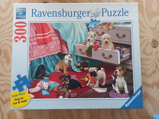 Ravensburger 300pc Puzzle - Mischief Makers (Puppies!)