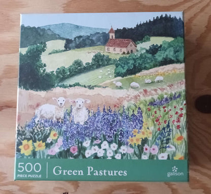Galison 500pc Puzzle - Green Pastures