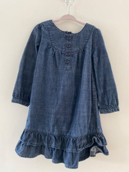 Gap Denim Ruffle Dress (4T), Kids 4/4T