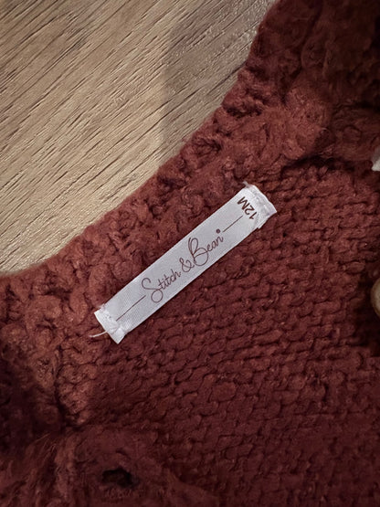 Knit sweater 9-12 months , Kids 12 Month (9-12M)