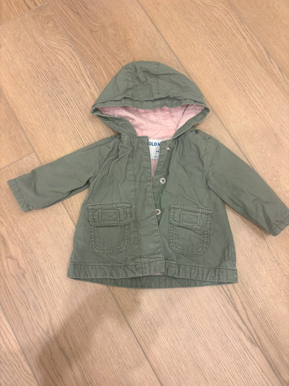 Old Navy 3-6 months green jacket , Kids 6 Month (3-6M)
