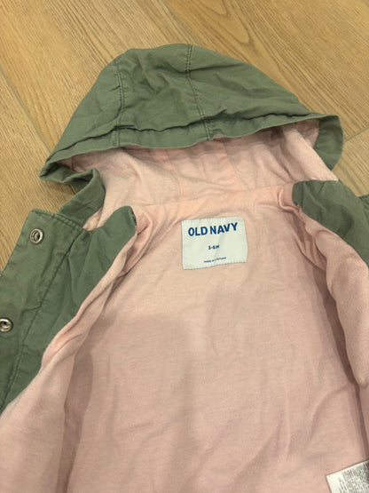 Old Navy 3-6 months green jacket , Kids 6 Month (3-6M)