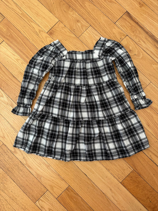 Plaid Dress (Size xs) , Kids 5/5T