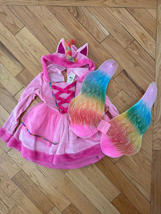 Rainbow Pegasus Costume (Size 4-6), Kids 5/5T (extra small)