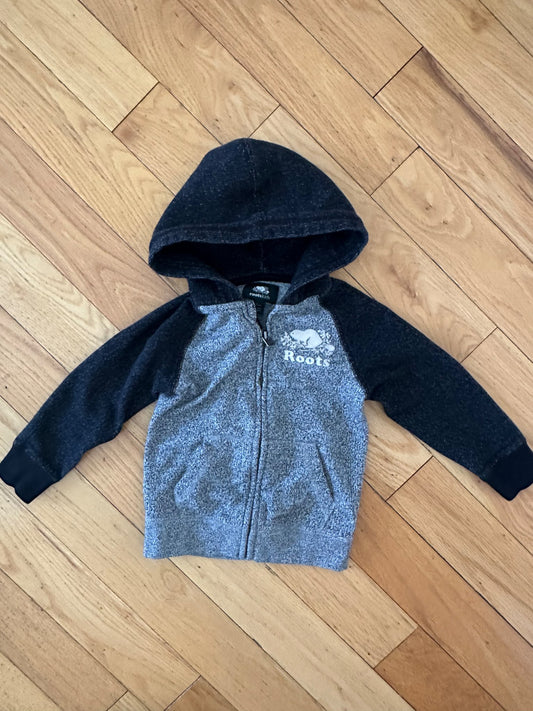 Roots Zip up Hoodie (Size 3T), Retail Price $52, Kids 3T