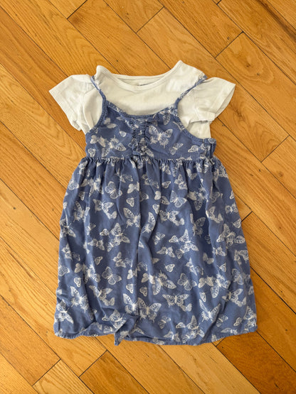 Two Piece Dress (Size xs 4/5), Kids 4/4T