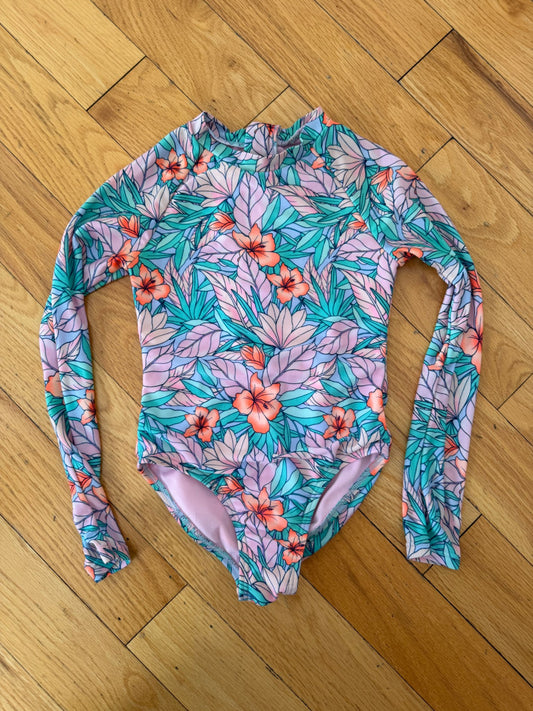 Long Sleeve Swimsuit (Size 4), Kids 4/4T