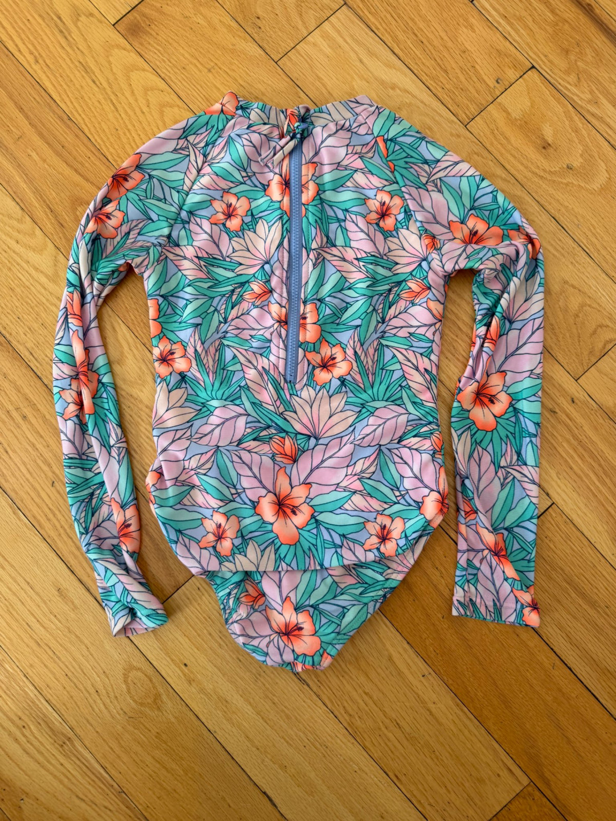 Long Sleeve Swimsuit (Size 4), Kids 4/4T