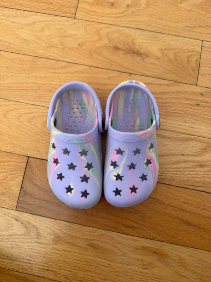 Purple Crocs (Size 10/11), Shoes 10.5 (Toddler:2-4yr)