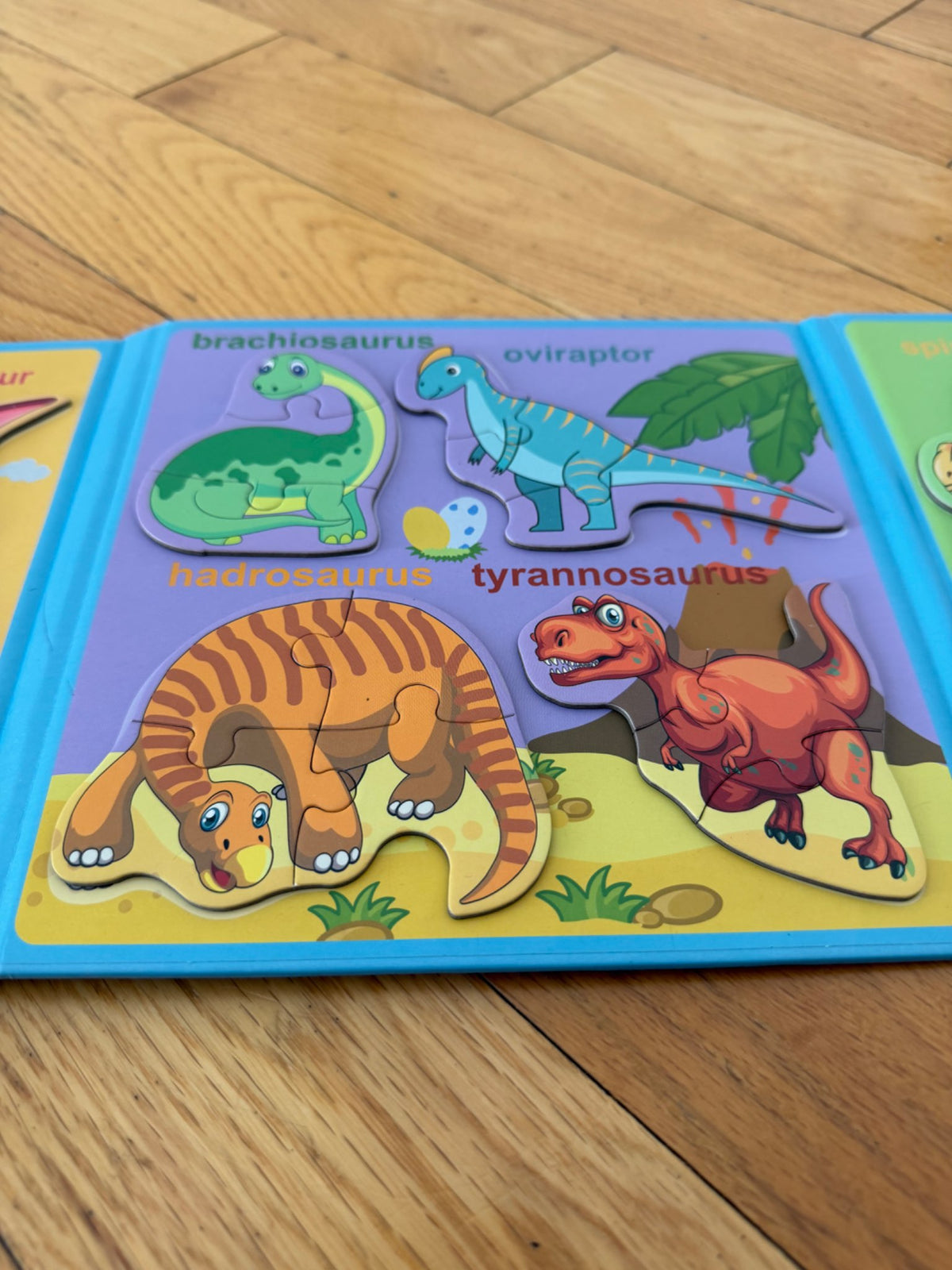 3D Magnetic Dinosaur Puzzle