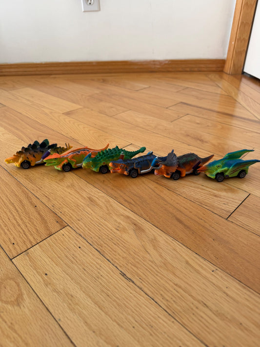 Dinosaur Pull Back Cars