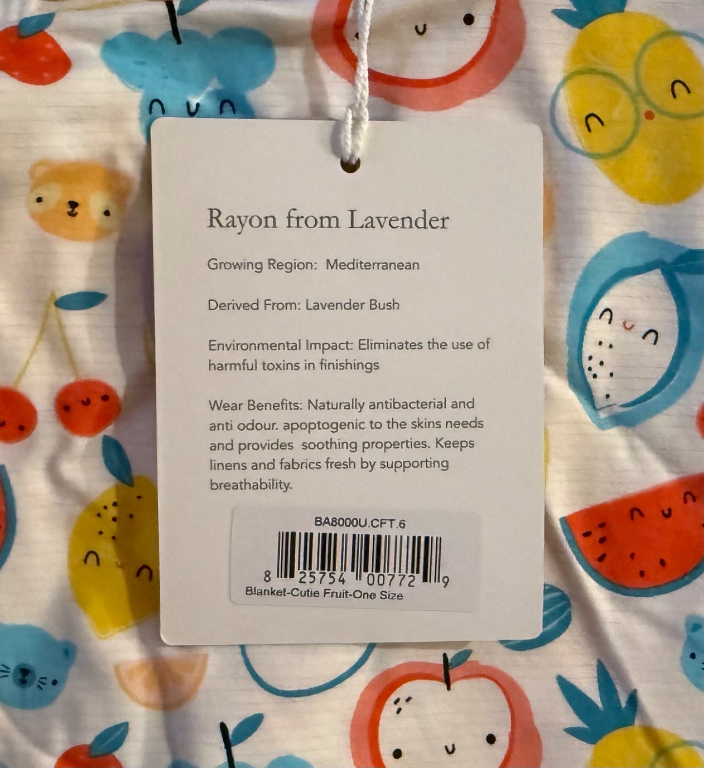 Loulou Lollipop Lux Tutti Fruit Blanket
