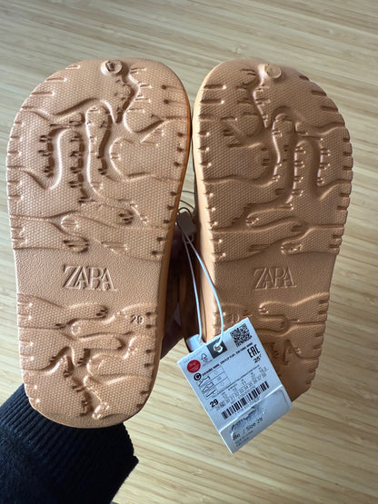 Zara Croc Style Fuzzy Shoes, Shoes 12 (Toddler:2-4yr)