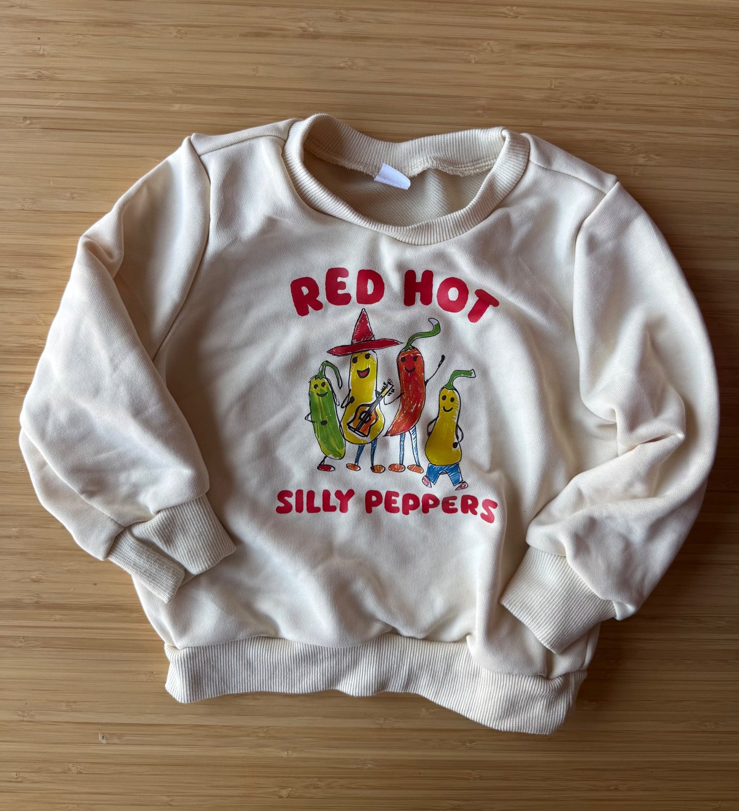 Red Hot Silly Peppers Sweater , Kids 24 Month (18-24M)