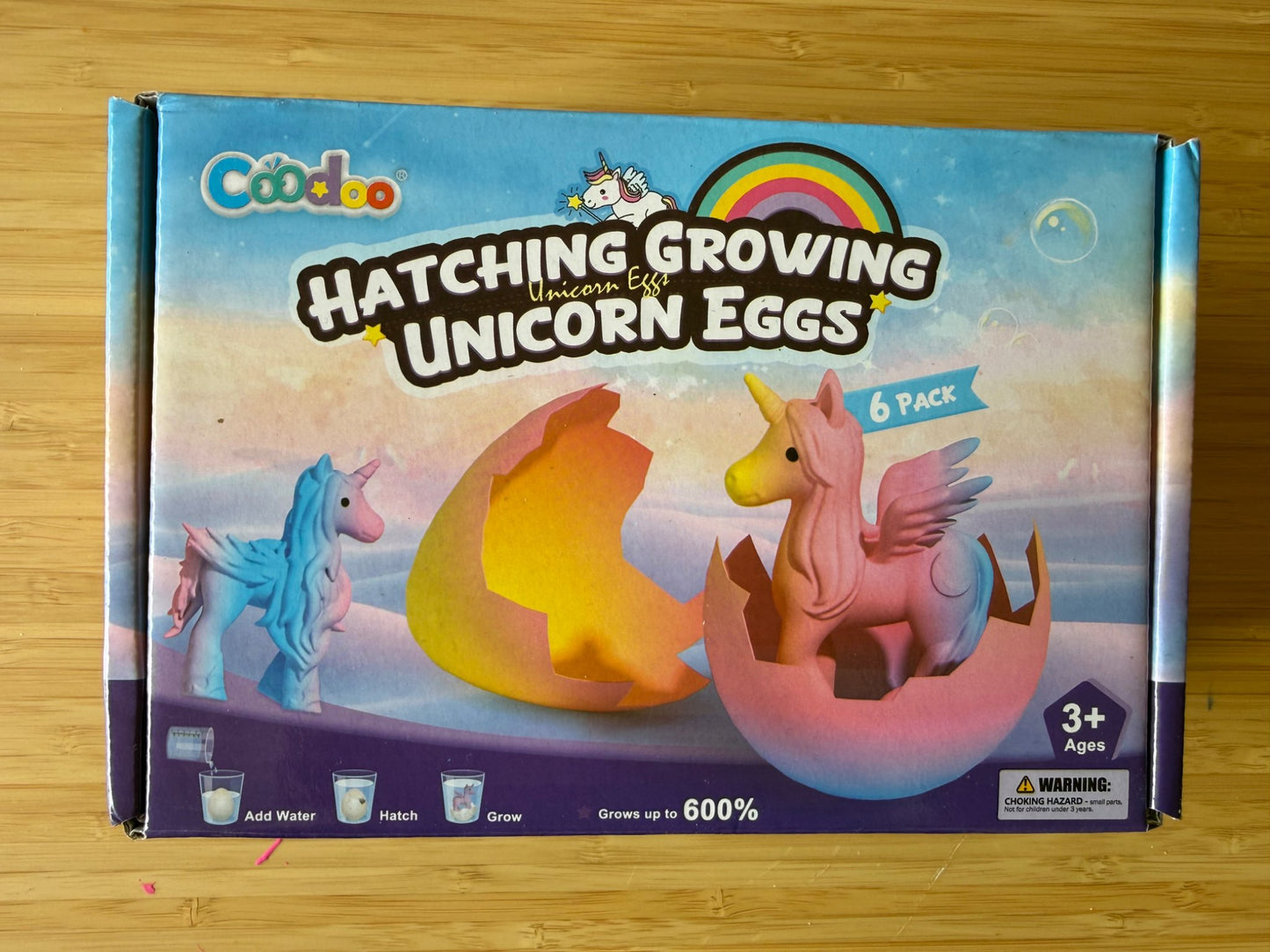 Unicorn hatching eggs