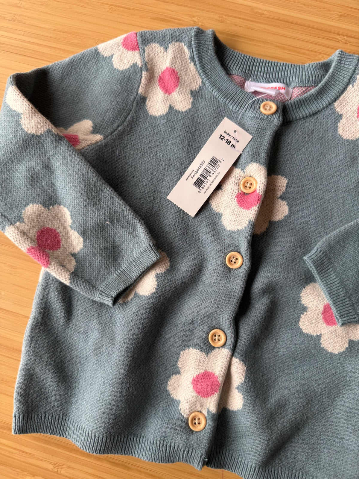 Joe Fresh Dress and Cardigan Set, Kids 18 Month (12-18M)