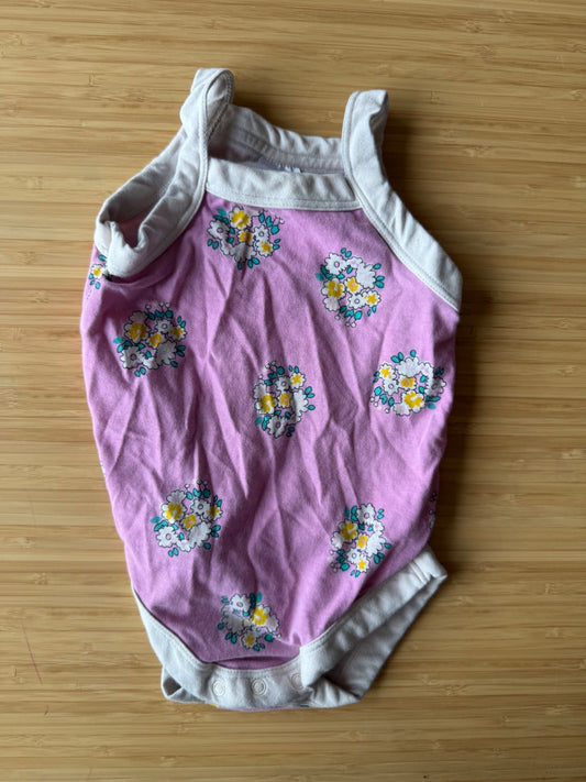 Bonds Purple Floral Onesie , Kids 12 Month (9-12M)